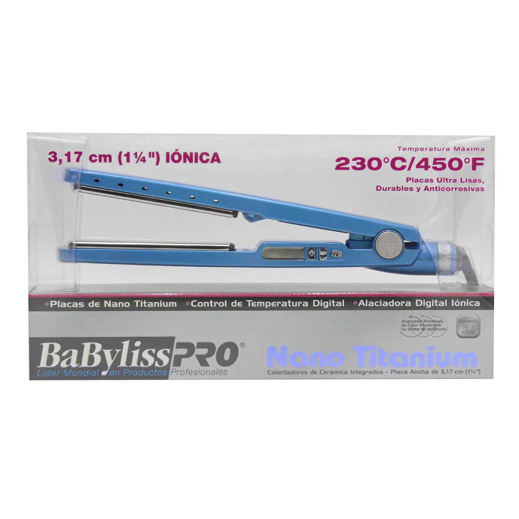 Alaciadora BaByliss Pro Digital Ionica Nano Titanium 1 1/4" - Image 3