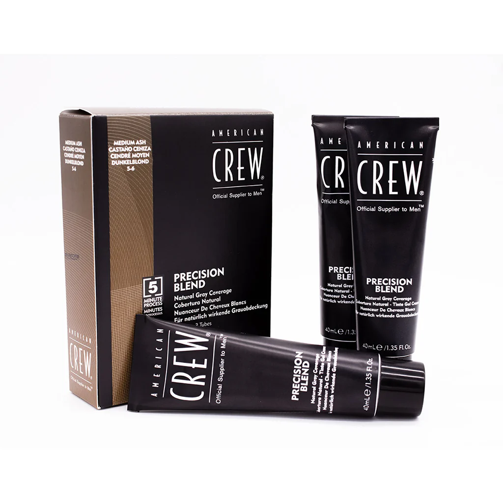 American Crew Precision Blend  Medium Ash 40ml (x3) - Image 3