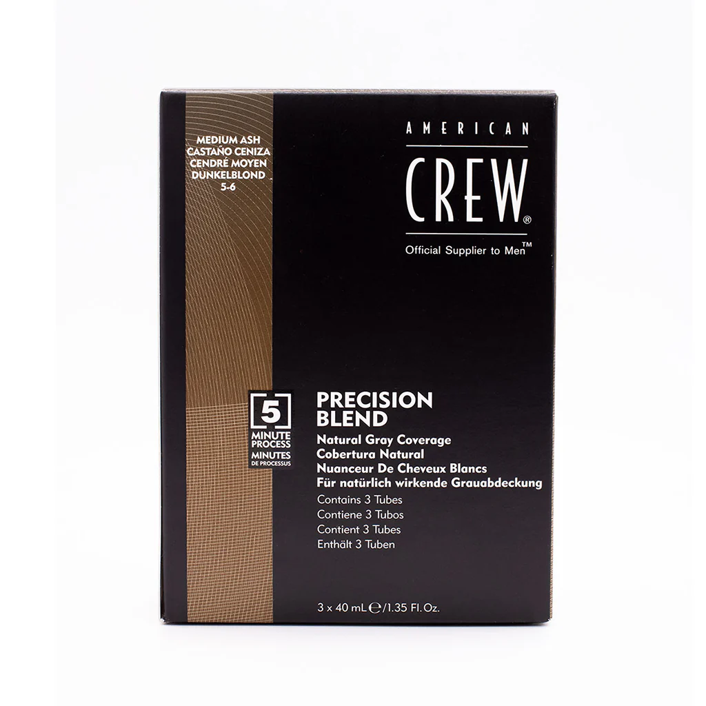 American Crew Precision Blend  Medium Ash 40ml (x3) - Image 5