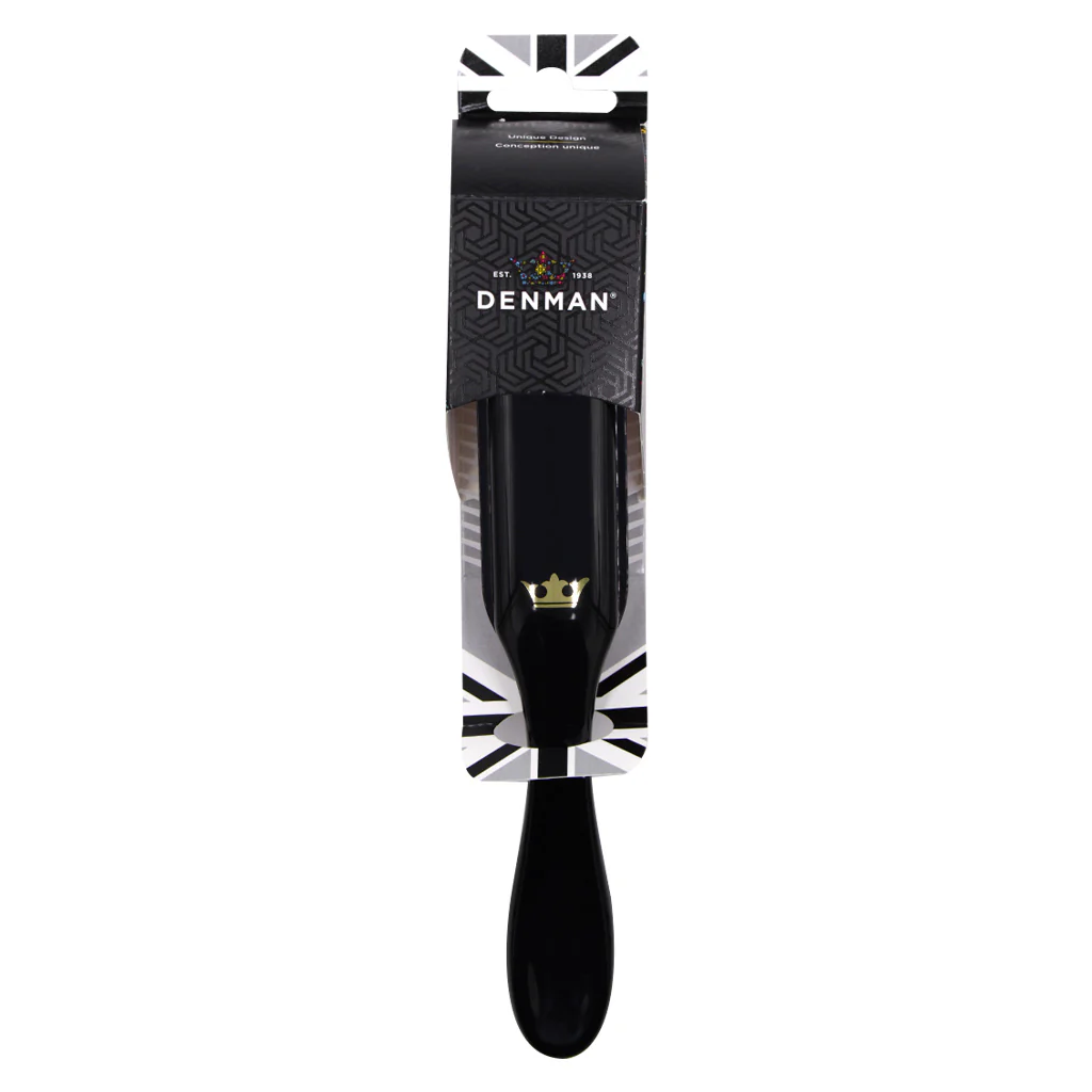 Cepillo para Alaciar y Secado DENMAN Black Gold Crown Brush - Image 4