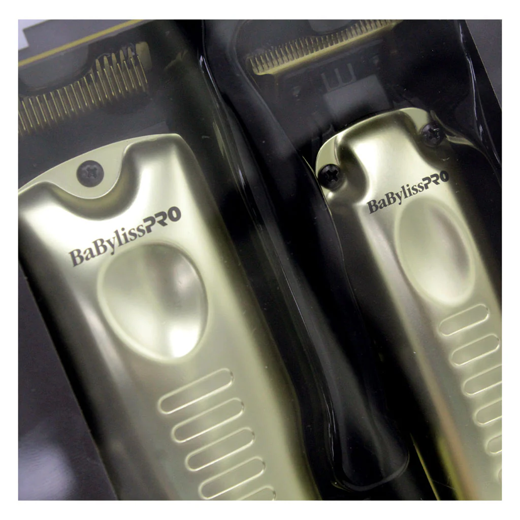 Combo BaByliss Pro Clipper & Trimmer Cordless Lithium Gold - Image 3