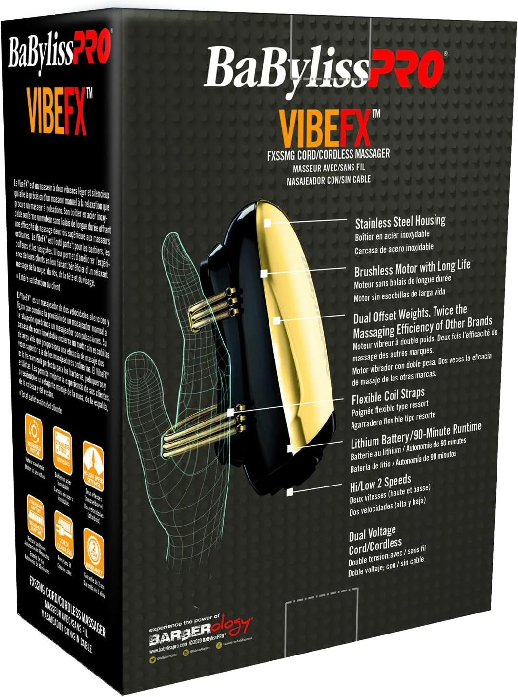 Masajeador BaByliss Pro Gold Fx - Image 3