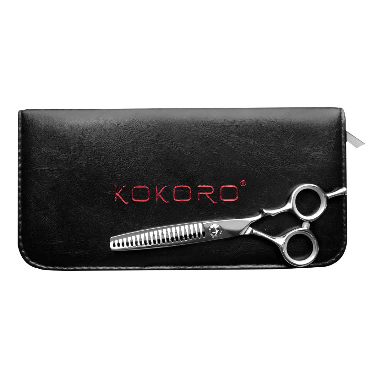 TIJERA PROFESIONAL KOKORO BLACK DE TEXTURA 6.0" - Image 4