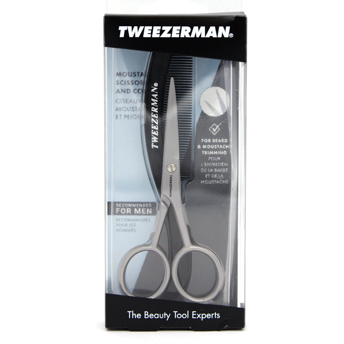 Tweezerman Moustache Scissors & Comb Tijeras y Peine para Bigote - Image 4